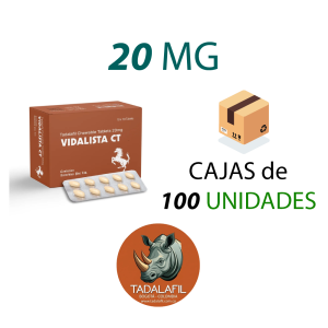 Tadalafilo 20 mg CAJA 100 Unidades