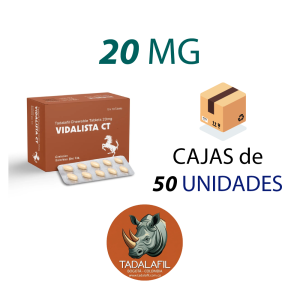 Tadalafilo 20 mg CAJA 50 Unidades